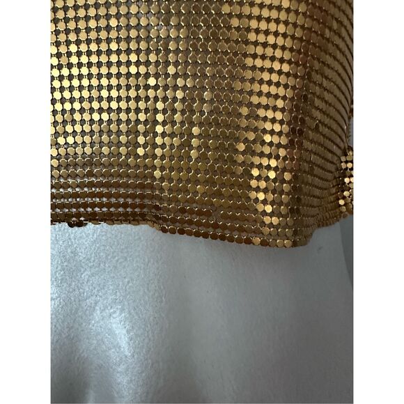 8 Other Reasons Chainmail Top And Skirt Set in Gold $264 - Picture 6 of 10